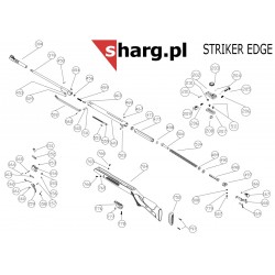 Sprężyna ustalająca strzelba Hatsan Escort Pump Action 12GA oraz do wiatrówek Hatsan m.in Striker, Torpedo, MOD 125 (208)