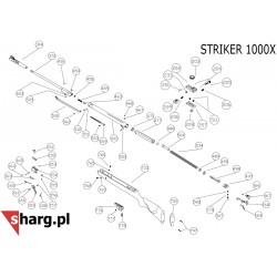 Sprężyna ustalająca strzelba Hatsan Escort Pump Action 12GA oraz do wiatrówek Hatsan m.in Striker, Torpedo, MOD 125 (208)