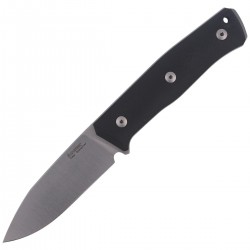 Nóż LionSteel Bushcraft G10 Black / Satin Blade (B35 GBK)