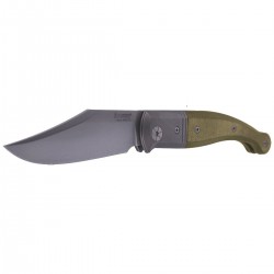 Nóż LionSteel Gitano Green Canvas / Satin Blade (GT01 CVG)