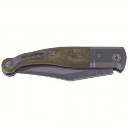 Nóż LionSteel Gitano Green Canvas / Satin Blade (GT01 CVG)