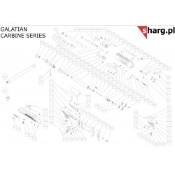 Uszczelka iglicy zaworu PCP do Hatsan BT65, Galatian (2334-2335)