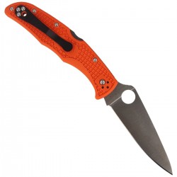 Nóż Spyderco Endura 4 FRN Orange Flat Ground Plain (C10FPOR)