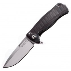 Nóż LionSteel SR22A Aluminum Black / Satin Blade (SR22A BS)