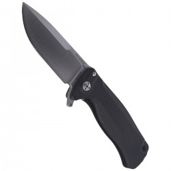 Nóż LionSteel SR22A Aluminum Black / Satin Blade (SR22A BS)