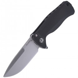 Nóż LionSteel SR22A Aluminum Black / Satin Blade (SR22A BS)