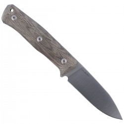 Nóż LionSteel Bushcraft Green Canvas / Satin Blade (B35 CVG)