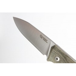 Nóż LionSteel Bushcraft Green Canvas / Satin Blade (B35 CVG)