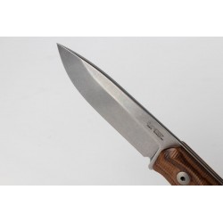 Nóż LionSteel Bushcraft Santos Wood / Stone Washed (B41 ST)