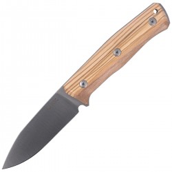 Nóż LionSteel Bushcraft Olive Wood / Satin Blade (B35 UL)