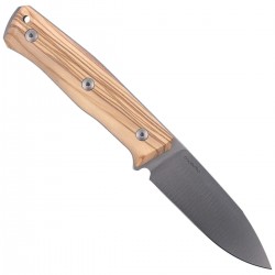 Nóż LionSteel Bushcraft Olive Wood / Satin Blade (B35 UL)