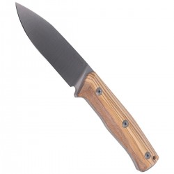 Nóż LionSteel Bushcraft Olive Wood / Satin Blade (B35 UL)