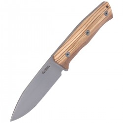 Nóż LionSteel Bushcraft Olive Wood / Satin Blade (B35 UL)