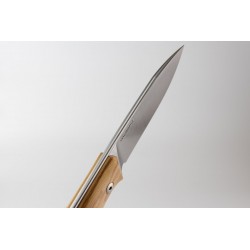 Nóż LionSteel Bushcraft Olive Wood / Satin Blade (B35 UL)