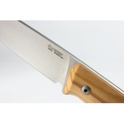 Nóż LionSteel Bushcraft Olive Wood / Satin Blade (B35 UL)