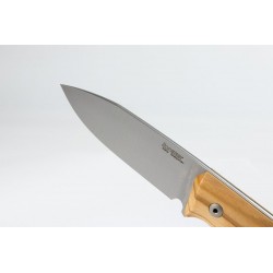 Nóż LionSteel Bushcraft Olive Wood / Satin Blade (B35 UL)