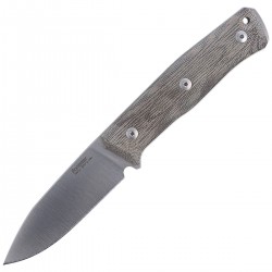 Nóż LionSteel Bushcraft Green Canvas / Satin Blade (B35 CVG)