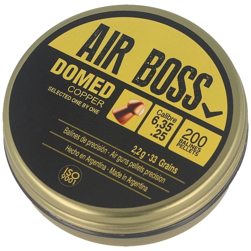 Śrut Apolo Air Boss Domed Copper 6.35mm, 200szt (E 30200)