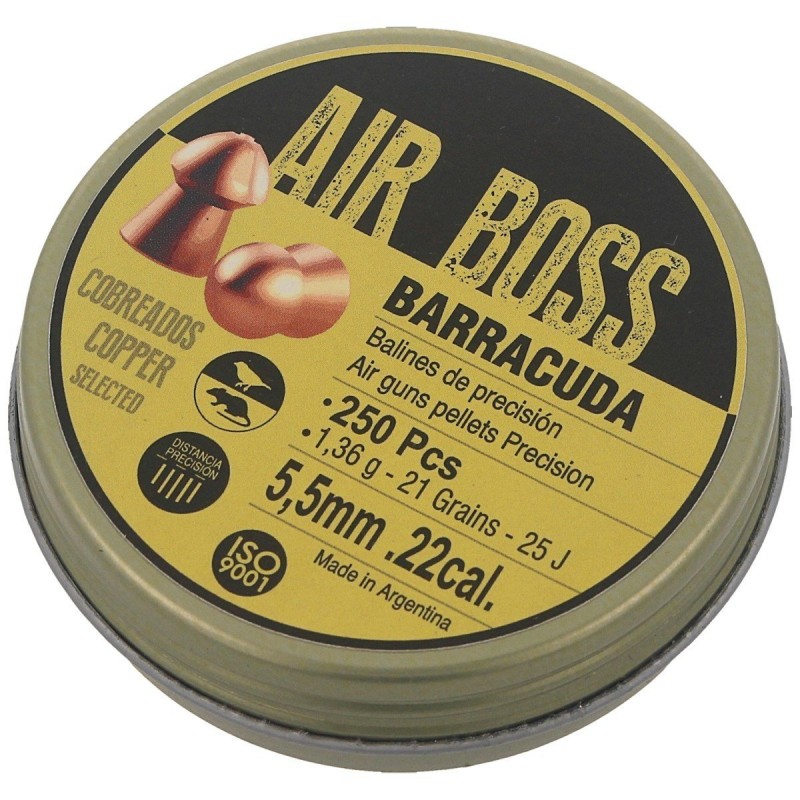 Śrut Apolo Air Boss Barracuda Copper 5.52mm, 250szt (E30001-2.G2)