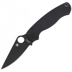 Nóż Spyderco Para Military 2 G-10 Black / Black Blade (C81GPBK2)