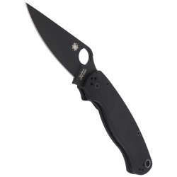 Nóż Spyderco Para Military 2 G-10 Black / Black Blade (C81GPBK2)