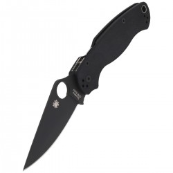 Nóż Spyderco Para Military 2 G-10 Black / Black Blade (C81GPBK2)