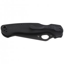 Nóż Spyderco Para Military 2 G-10 Black / Black Blade (C81GPBK2)