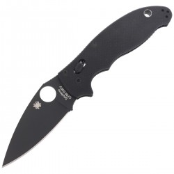 Nóż Spyderco Manix 2 G-10 Black / Black Blade (C101GPBBK2)