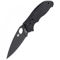 Nóż Spyderco Manix 2 G-10 Black / Black Blade (C101GPBBK2)