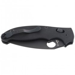 Nóż Spyderco Manix 2 G-10 Black / Black Blade (C101GPBBK2)