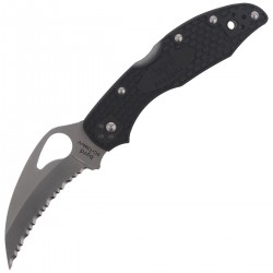 Nóż Spyderco Byrd Hawkbill FRN Black Spyder (BY22SBK)