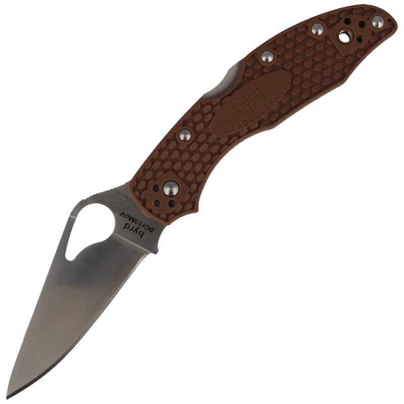 Nóż Spyderco Byrd Meadowlark 2 FRN Brown Plain (BY04PBN2)