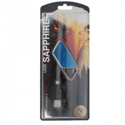 Latarka ASP Sapphire USB LED Aluminium Blue- 53650