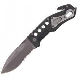 Nóż ratowniczy BlackFox G10 Black Rescue Folder (BF-115)