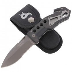 Nóż ratowniczy BlackFox G10 Black Rescue Folder (BF-115)