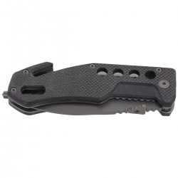 Nóż ratowniczy BlackFox G10 Black Rescue Folder (BF-115)