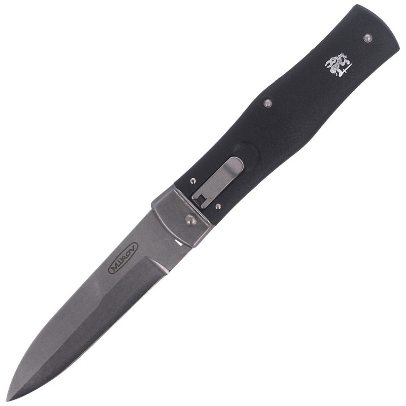 Nóż sprężynowy Mikov Predator Stonewash ABS Black (241-BH-1/STKP)