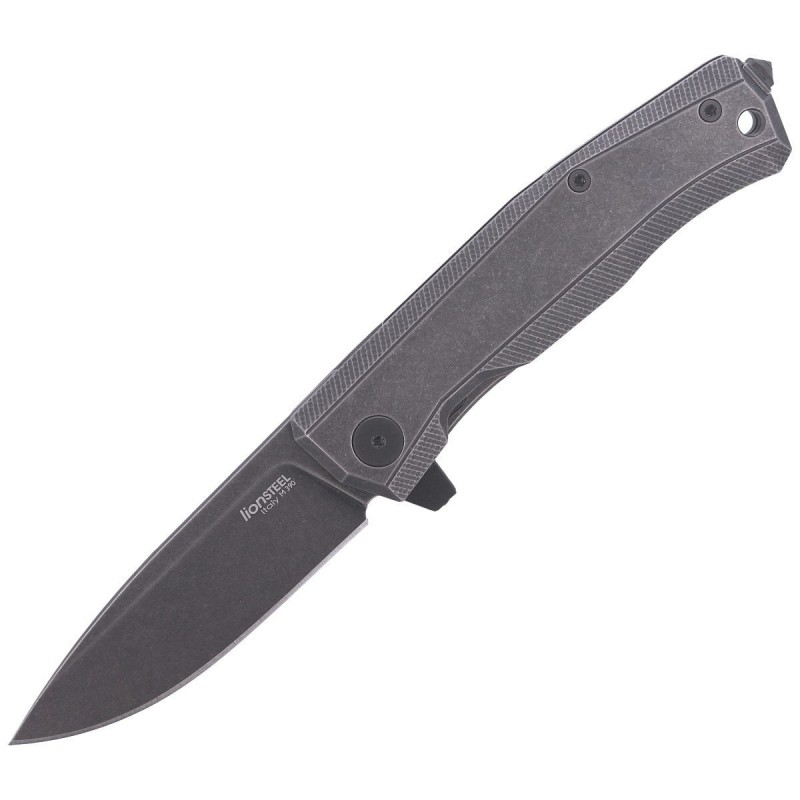 Nóż LionSteel Myto Old Black Titanium / Black Blade (MT01B BW)