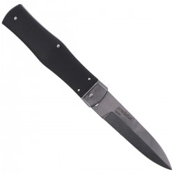 Nóż sprężynowy Mikov Predator Stonewash ABS Black (241-BH-1/STKP)