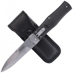 Nóż sprężynowy Mikov Predator Stonewash ABS Black (241-BH-1/STKP)