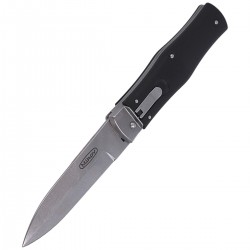 Nóż sprężynowy Mikov Predator Stonewash ABS Black (241-BH-1/STKP)