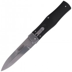 Nóż sprężynowy Mikov Predator Stonewash ABS Black (241-BH-1/STKP)