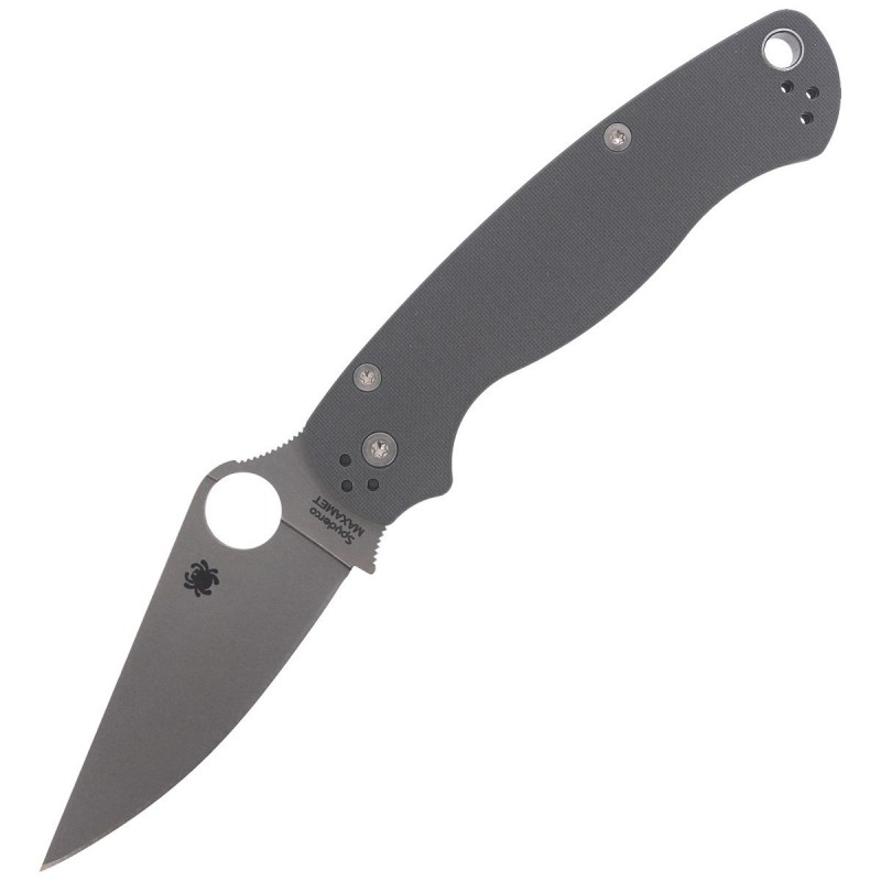 Nóż Spyderco Para Military 2 G-10 Dark Gray Maxamet Plain (C81GPDGY2)