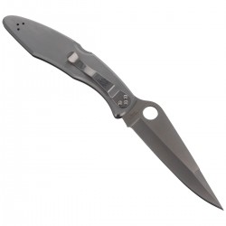 Nóż Spyderco Police Model Stainless Steel Plain (C07P)