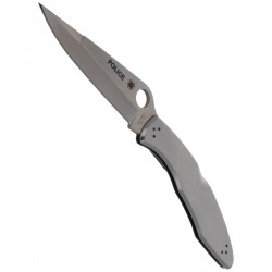 Nóż Spyderco Police Model Stainless Steel Plain (C07P)