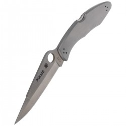 Nóż Spyderco Police Model Stainless Steel Plain (C07P)