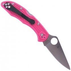 Nóż Spyderco Delica 4 FRN Pink S30V Plain (C11FPPNS30V)