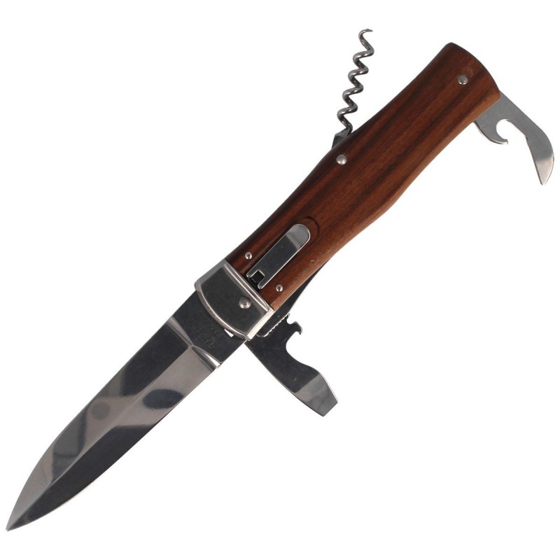 Nóż sprężynowy Mikov Predator Wood 4ostrz (241-ND-4/KP)