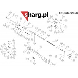 Element prowadzący do dźwigni naciągu (2-częściowa) Hatsan STRIKER JUNIOR (558)