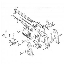 Rewolwer Pietta 1858 Remington New Model Army Steel .44 (RGA44)